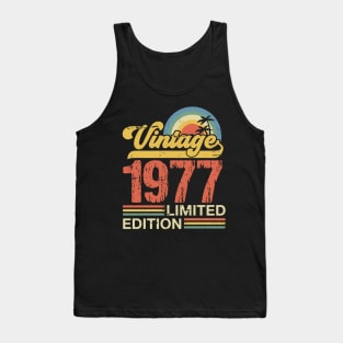 Retro vintage 1977 limited edition Tank Top